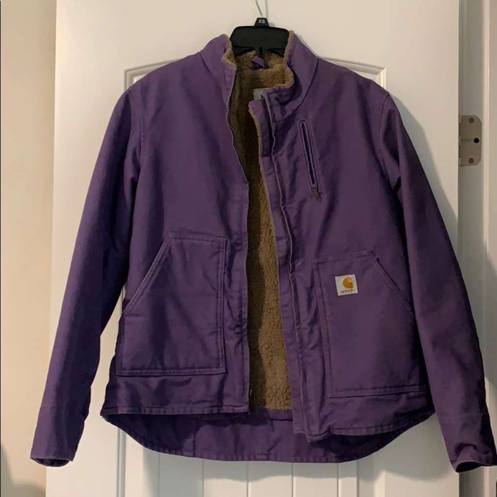 Carhartt fleece lined jacket size small